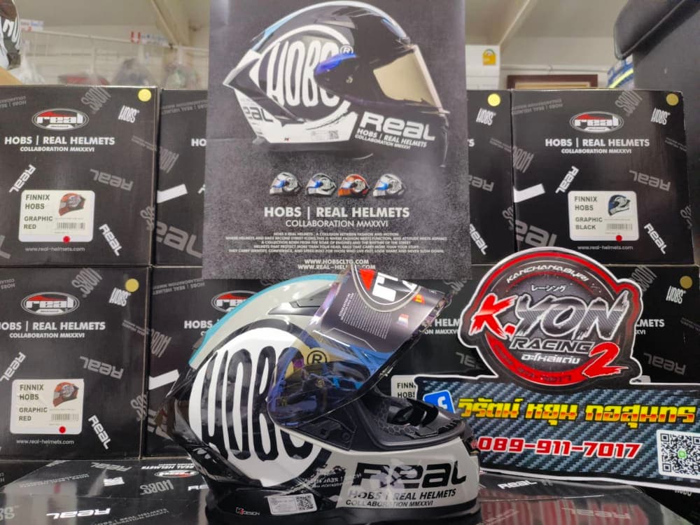 หมวกกันน็อค Real Helmet (HOBS x REAL)